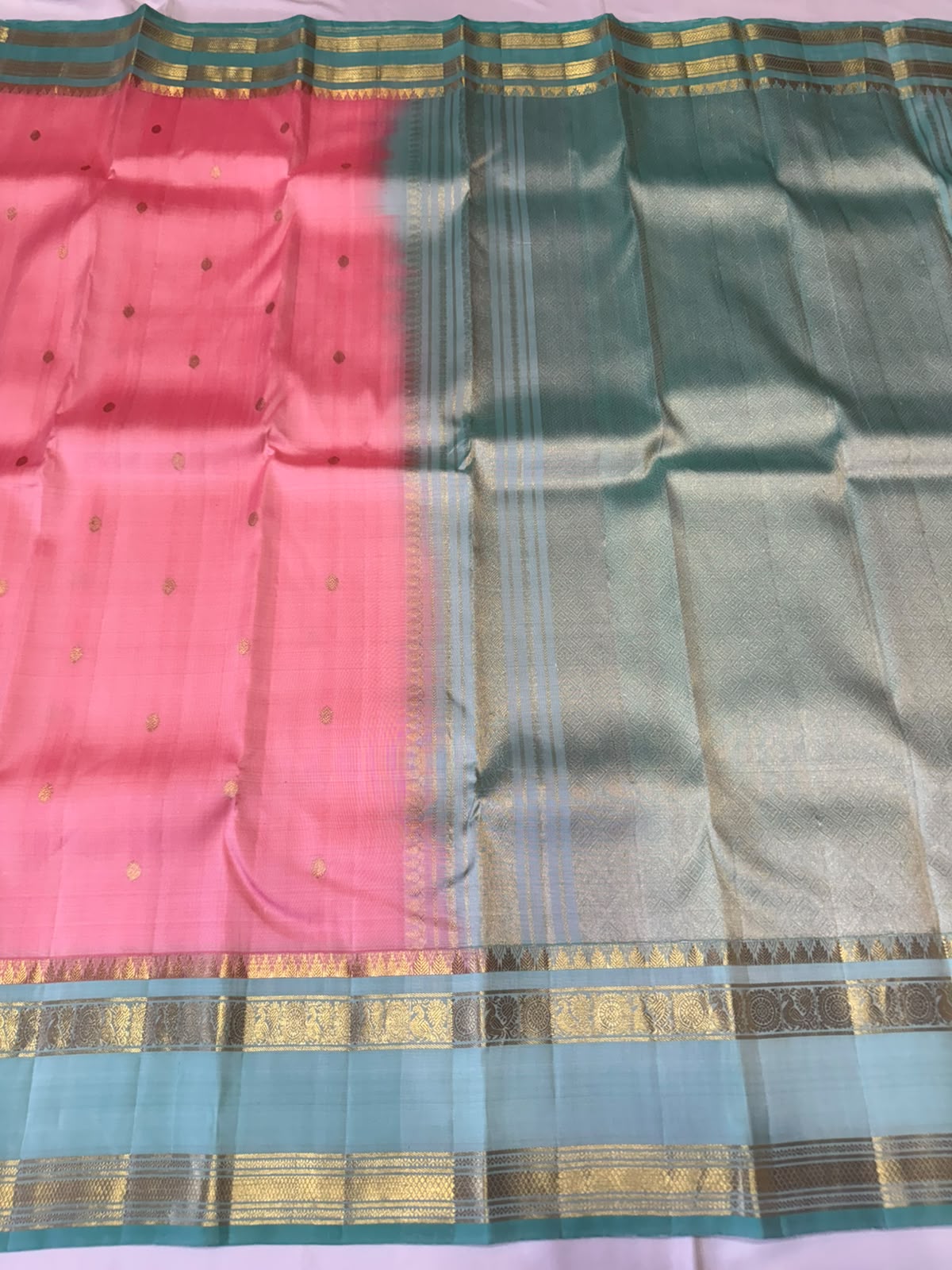 Pure Kanchipuram Traditional Handloom Silk Sarees